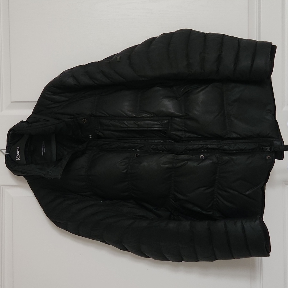Marc New York Black Puffer Jacket Coat